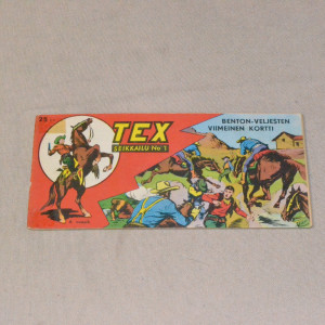 Tex liuska 07 - 1956 Benton-veljesten viimeinen kortti (4. vsk)